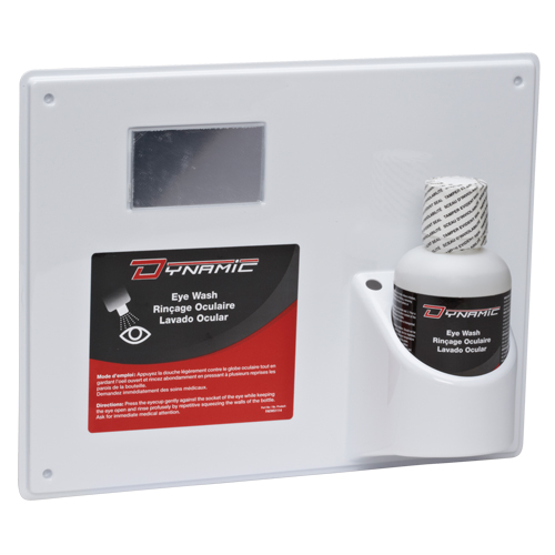 Dynamic Eyewash Station with Isotonic Solution, Single Maritime Industrial Rubber
