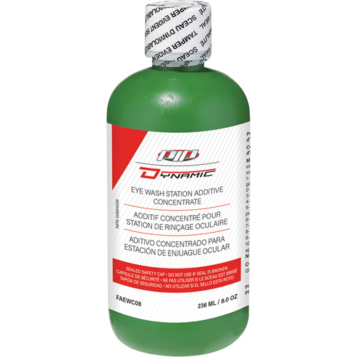 Dynamic Eyewash Additive Concentrate, Full Bottle, 8 oz. Maritime Industrial Rubber