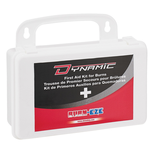 Trousse de premiers soins personnelle pour brûlures Dynamic, Boîte en plastique de 10 unit&eacute;s, Classe 2 Maritime Industrial Rubber