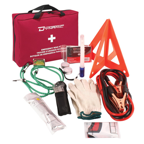Trousse de premiers soins pour urgence routi&egrave;re Dynamic, Dispositif m&eacute;dical Classe 1, Sac en nylon Maritime Industrial Rubber