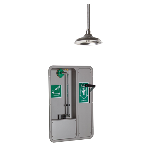 Eye/Face Wash and Shower, Ceiling-Mount Maritime Industrial Rubber