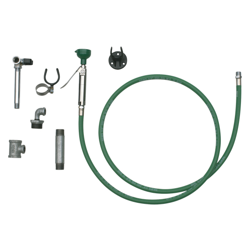 Ensemble r&eacute;tro de tuyau de douche d'urgence pour le corps Maritime Industrial Rubber