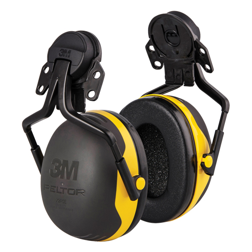 Serres-t&ecirc;te isol&eacute;s &eacute;lectroniquement Peltor, Fixation pour casque, 24 NRR dB Maritime Industrial Rubber