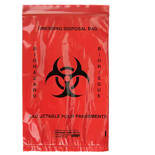 Sacs pour d&eacute;chets dangereux Dynamic, Biorisque, 9" lo x 6" la, 2,0 mils Maritime Industrial Rubber