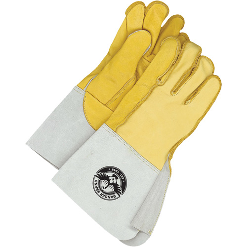 Gants de soudage, Cuir fleur de vache/Cuir fleur de daim, Taille Grand/10 Maritime Industrial Rubber