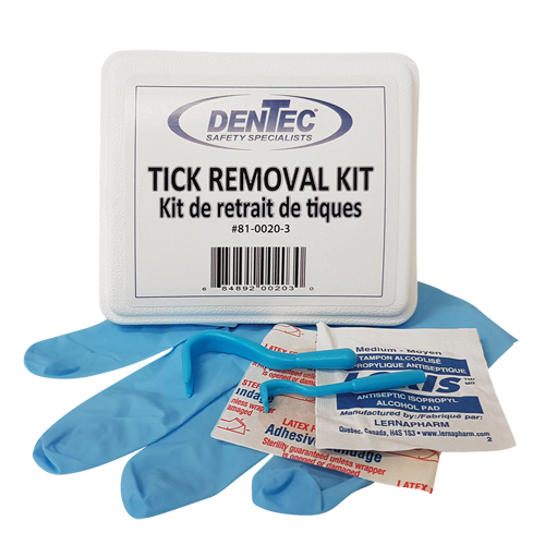 Tick Safety Kit, Class 1 Medical Device, Plastic Box Maritime Industrial Rubber