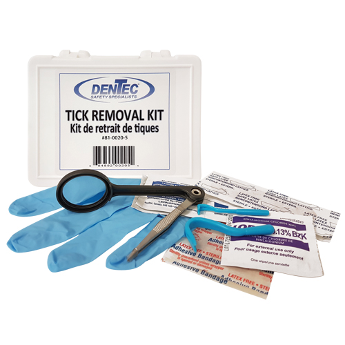 Tick Safety Kit, Class 1 Medical Device, Plastic Box Maritime Industrial Rubber