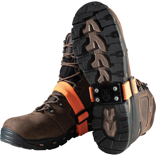 Appareil de traction &agrave; mi-crampons, Acier, Traction Crampon, Taille unique Maritime Industrial Rubber