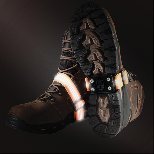 Appareil de traction &agrave; mi-crampons, Acier, Traction Crampon, Taille unique Maritime Industrial Rubber