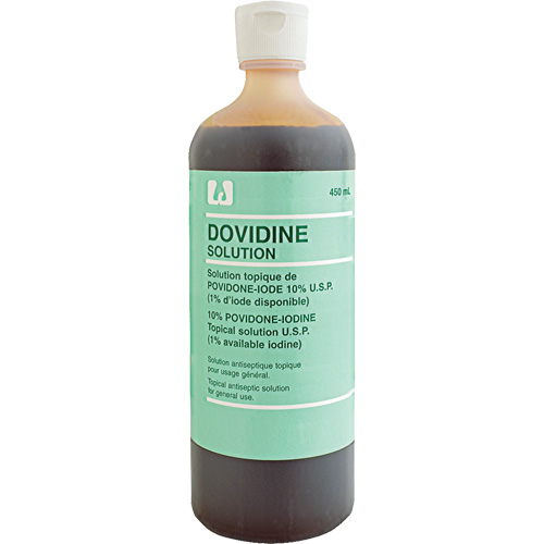 Povidone iod&eacute;e topique, Liquide, Antiseptique Maritime Industrial Rubber