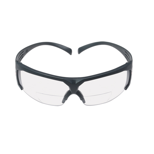 SecureFit 600 Series Reader Safety Glasses, Anti-Fog, Clear, 1.5 Diopter Maritime Industrial Rubber
