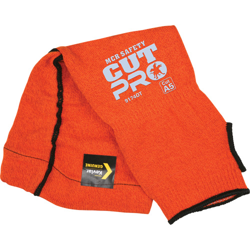 Manches Memphis, Kevlar, 14", ASTM ANSI niveau A5, Orange Maritime Industrial Rubber