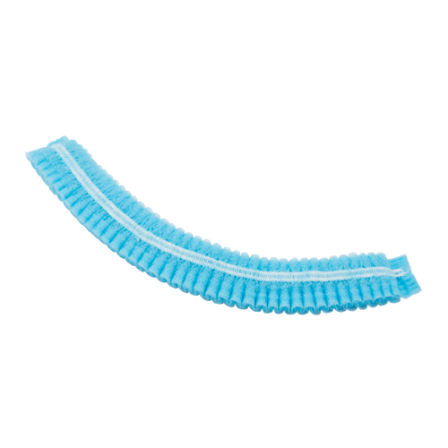 Bonnet bouffant pliss&eacute;, Polypropyl&egrave;ne, 21", Bleu Maritime Industrial Rubber