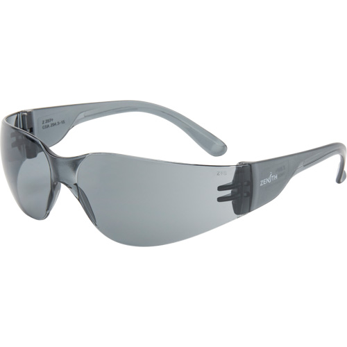 Lunettes de s&eacute;curit&eacute; s&eacute;rie Z600, Lentille Grise/fum&eacute;e, Anti-&eacute;gratignures, ANSI Z87+/R&eacute;pond ou surpasse la norme CSA Z94.3 Maritime Industrial Rubber