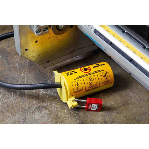 3-In-1 Lockout, Plug Type Maritime Industrial Rubber