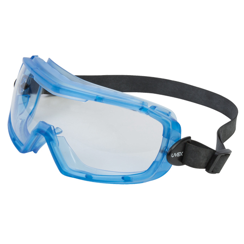 Uvex&reg; Entity Safety Goggles, Clear Lens, Anti-Fog, Indirect Vent Maritime Industrial Rubber