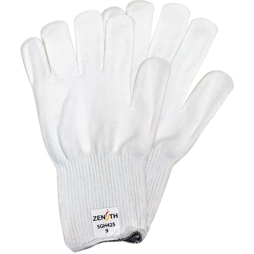 Thermal Glove Liner, Polyester, 13 Gauge, Large Maritime Industrial Rubber