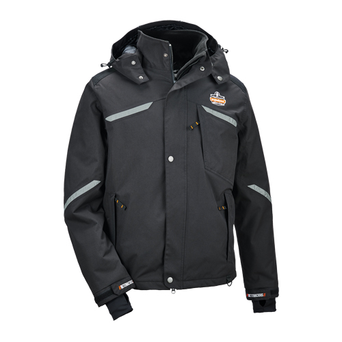 Manteau thermique N-Ferno 6466, Hommes, Petit, Noir Maritime Industrial Rubber