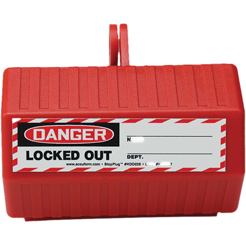Dispositif de verrouillage Stopout StopPlug, Type Prise Maritime Industrial Rubber