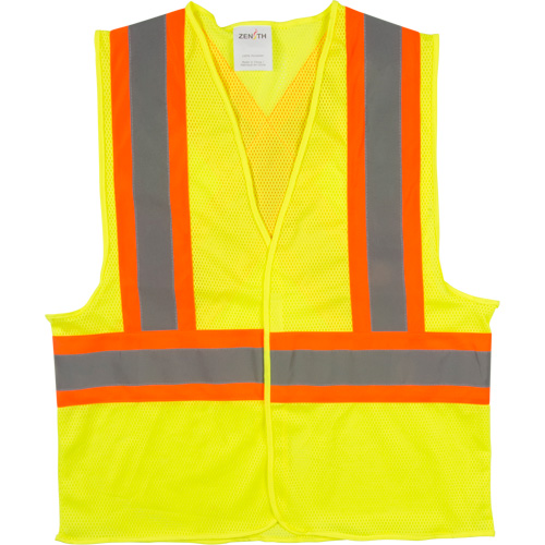 Veste de s&eacute;curit&eacute; pour la circulation, Jaune lime haute visibilit&eacute;, Moyen, Polyester Maritime Industrial Rubber