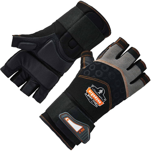 ProFlex&reg; 910 Impact Glove, Small, Synthetic Palm, Hook & Loop Cuff Maritime Industrial Rubber
