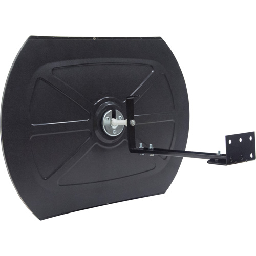 Miroir convexe rectangulaire/rond avec support, 20" h x 30" la, Int&eacute;rieur/Ext&eacute;rieur Maritime Industrial Rubber