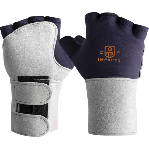 Anti-Impact Glove with Wrist Support, Cotton, Right Hand, X-Small Maritime Industrial Rubber