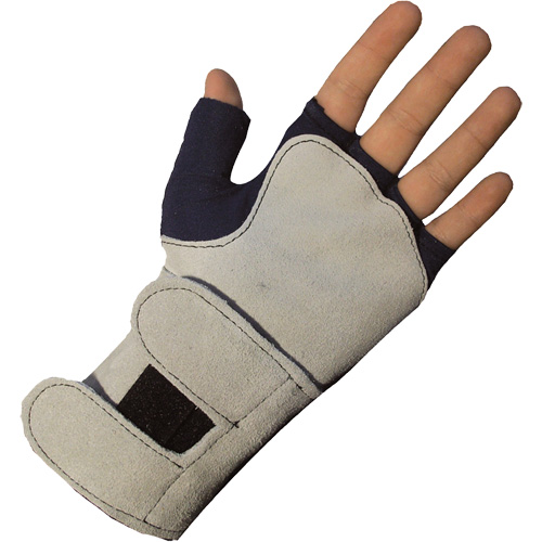 Anti-Impact Glove with Wrist Support, Cotton, Right Hand, X-Small Maritime Industrial Rubber