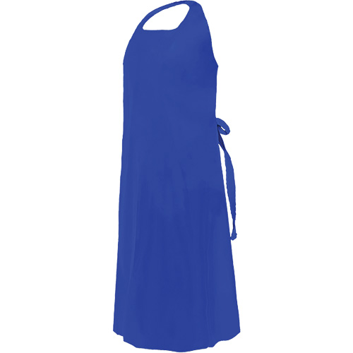 Tablier COVERME, Polyur&eacute;thane, 50" lo x 35" la, Bleu Maritime Industrial Rubber