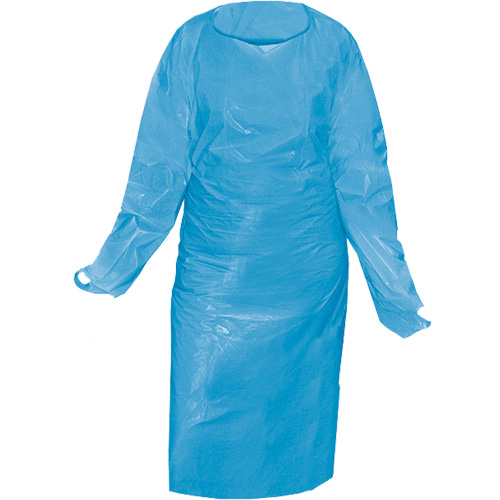 CoverMe Gowns, One Size, Blue, Polypropylene Maritime Industrial Rubber