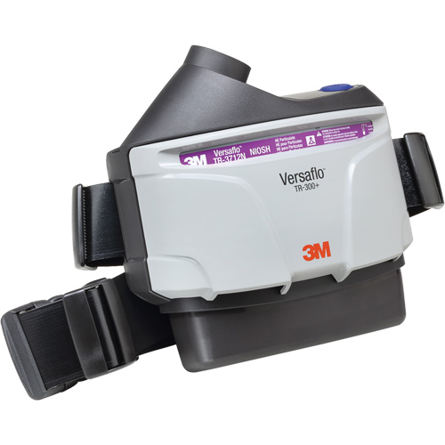 Respirateur d'&eacute;puration d'air propuls&eacute; Versaflo TR-300 - Appareil complet, Pile Lithium-ion Maritime Industrial Rubber