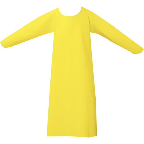CoverMe Gown, One Size, Yellow, Polyurethane Maritime Industrial Rubber