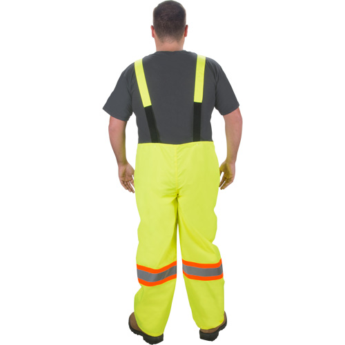 RZ1000 Rain Bib Pants, Polyester, 2X-Large, High Visibility Lime-Yellow Maritime Industrial Rubber