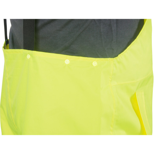 RZ1000 Rain Bib Pants, Polyester, 2X-Large, High Visibility Lime-Yellow Maritime Industrial Rubber