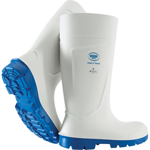 Bottes de s&eacute;curit&eacute; Bekina Steplite pour lhygi&egrave;ne et la s&eacute;curit&eacute; alimentaire, Polyur&eacute;thane, Embout Acier, Pointure 4 Maritime Industrial Rubber