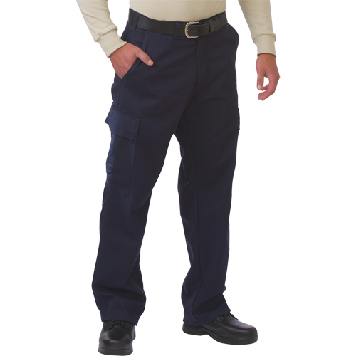 Pantalons cargo Westex UltraSoft, 30, x 36, Bleu marin, 12,4 cal/cm2 Maritime Industrial Rubber