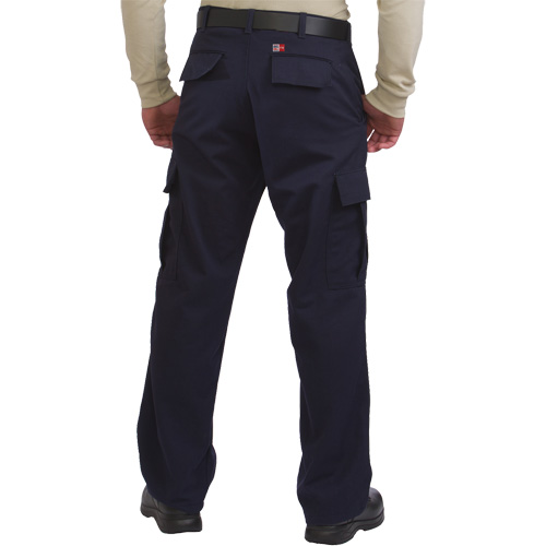 Pantalons cargo Westex UltraSoft, 30, x 36, Bleu marin, 12,4 cal/cm2 Maritime Industrial Rubber
