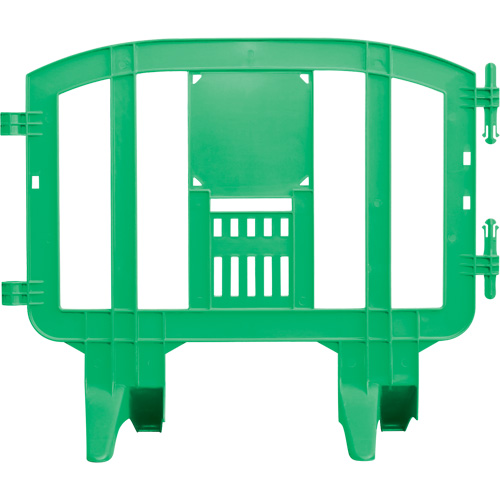 Barricade Minit, Emboîtables, 49" lo x 39" h, Vert Maritime Industrial Rubber