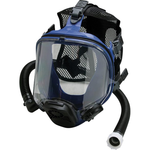 ALLEGRO INDUSTRIES Full-Face Supplied Air Respirator, Silicone, One Size Maritime Industrial Rubber