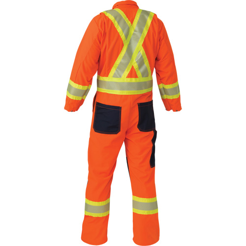 Combinaison ind&eacute;chirable, Petit, Orange haute visibilit&eacute; Maritime Industrial Rubber
