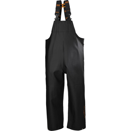 Pantalons &agrave; bavette imperm&eacute;ables Gale, 4T-Grand, Polyester, Noir Maritime Industrial Rubber