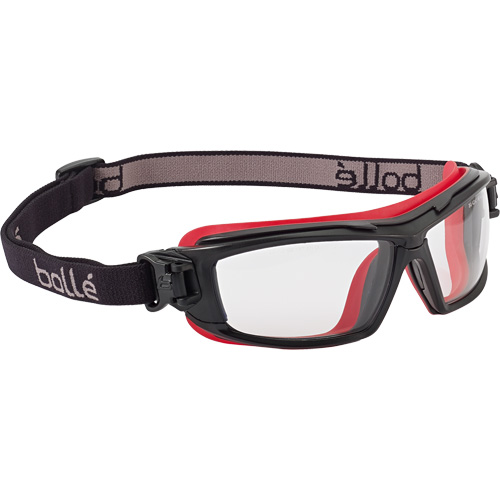 Lunettes de s&eacute;curit&eacute; Ultim8, Lentille Transparent, Antibu&eacute;e/Anti-&eacute;gratignures, Ventilation Ferm&eacute; Maritime Industrial Rubber