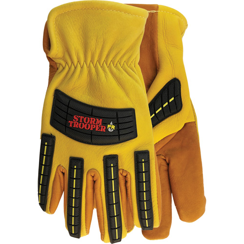 5782 Storm Trooper Gloves, Large, Cowhide Palm, Slip-On Cuff Maritime Industrial Rubber