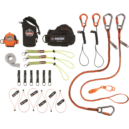 Trousse de longes de fixation d'outils pour vitrier 3185 Squids Maritime Industrial Rubber