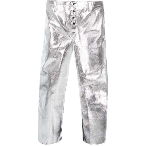Pantalons r&eacute;sistant &agrave; la chaleur avec braguette, 28, Kevlar aluminis&eacute; Maritime Industrial Rubber