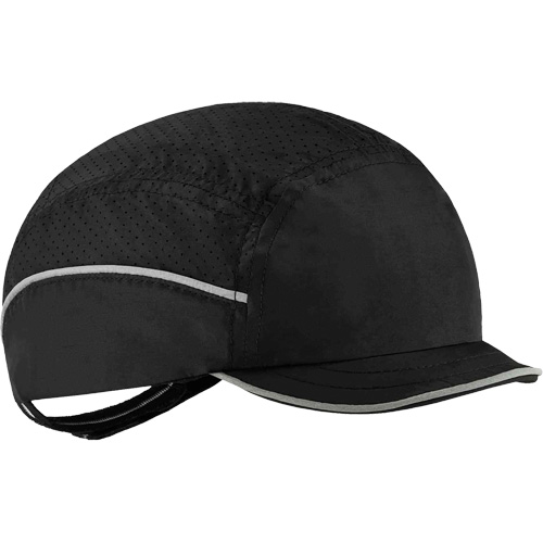 Skullerz&reg; 8955 Lightweight Bump Cap Hat, Black Maritime Industrial Rubber