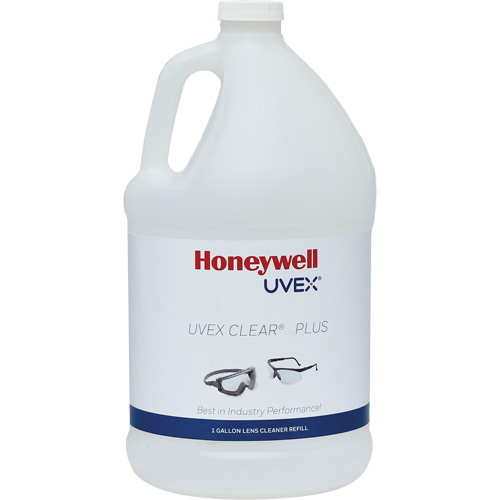Uvex&reg; Clear&reg; Plus Lens Cleaner Refill Solution, 3.8 L Maritime Industrial Rubber