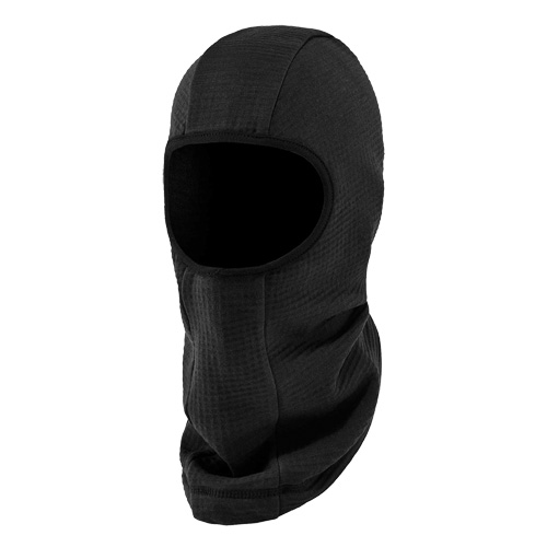 N-Ferno&reg; Dual Hazard Balaclava Face Mask, Black, Fleece Maritime Industrial Rubber