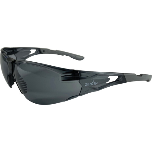 Lunettes de s&eacute;curit&eacute; s&eacute;rie Z2900, Lentille Grise/fum&eacute;e, Anti-&eacute;gratignures, ANSI Z87+/R&eacute;pond ou surpasse la norme CSA Z94.3 Maritime Industrial Rubber
