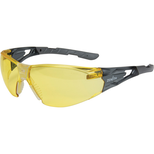 Lunettes de s&eacute;curit&eacute; s&eacute;rie Z2900, Lentille Ambr&eacute;e, Anti-&eacute;gratignures, ANSI Z87+/R&eacute;pond ou surpasse la norme CSA Z94.3 Maritime Industrial Rubber